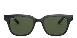 Shop Ray-Ban Unisex Square Sunglasses in Black online.