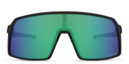 Shop Oakley Sutro Oversized Wide Mask Sunglasses in Black Ink online.