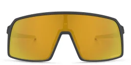 Shop Oakley Sutro Oversized Wide Mask Sunglasses in Matte Carbon online.