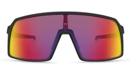 Shop Oakley Sutro Oversized Wide Mask Sunglasses in Matte Black online.