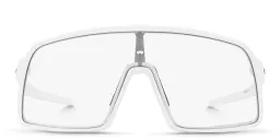 تسوق نظارات شمسية سوترو كبيرة واسعة على شكل قناع اوكلي بلون Matte White أونلاين.