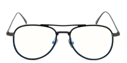 Shop TOM FORD Aviator Eyeglasses in Shiny Black online.