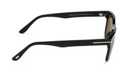 Shop TOM FORD Square Sunglasses in Shiny Black online.