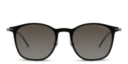 Shop MONTBLANC Panthos Sunglasses in Black online.