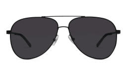 Shop MONTBLANC Pilot Sunglasses in Black online.