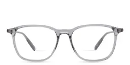 Shop MONTBLANC Square Eyeglasses in Grey online.