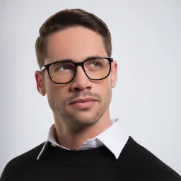 Shop DAVID BECKHAM Square Eyeglasses in Black online.