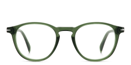 Shop DAVID BECKHAM Panthos Eyeglasses in Green online.