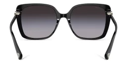 Shop BVLGARI Oversized Square Sunglasses in Black online.