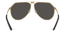 Shop Dolce & Gabbana Pilot Sunglasses in Gold online.
