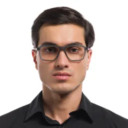 تسوق نظارات طبية ويلهاوس بإطار مربّع اوكلي بلون Satin Grey Smoke أونلاين.