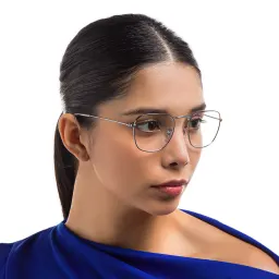 Shop Ray-Ban Frank Unisex Square Eyeglasses in Gunmetal online.