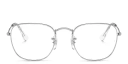 Shop Ray-Ban Square Eyeglasses in Silver online.
