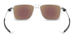 Shop Oakley WHEEL HOUSE Square Sunglasses in Clear online.