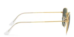 Shop Ray-Ban Frank Square Sunglasses in Gold online.