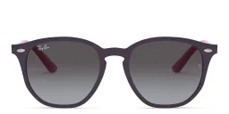 Shop Ray-Ban Junior Kids Irregular Sunglasses in Violet online.