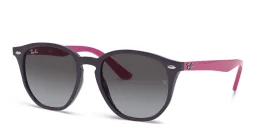 Shop Ray-Ban Junior Kids Irregular Sunglasses in Violet online.