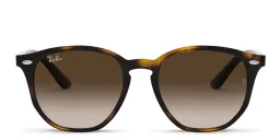 Shop Ray-Ban Junior Kids Irregular Sunglasses in Havana online.