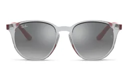 تسوق نظارات شمسية بإطار غير منتظم للأطفال راي بان جونيور بلون Transparent Grey أونلاين.