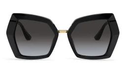 Shop Dolce & Gabbana Butterfly Sunglasses in Black online.
