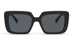 تسوق نظارات شمسية ميدوسا مرصّعة بأحجار الراين فيرزاتشي بلون Black أونلاين.