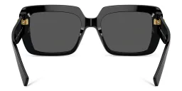 تسوق نظارات شمسية ميدوسا مرصّعة بأحجار الراين فيرزاتشي بلون Black أونلاين.
