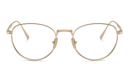 Shop PERSOL Panthos Eyeglasses in Gold online.