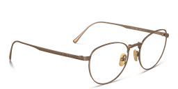 Shop PERSOL Panthos Eyeglasses in Bronze online.