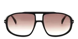 Shop DAVID BECKHAM Aviator Sunglasses in Black online.