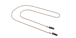 Shop Uoptic Metal Glasses Chain in Brown online.