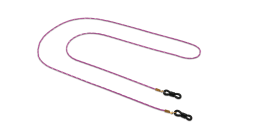Shop Uoptic Metal Glasses Chain in Purple online.