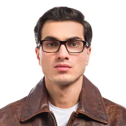 Shop EYE'M Rectangle Eyeglasses in Havana online.
