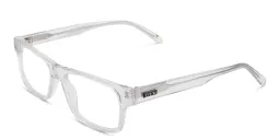 Shop EYE'M Rectangle Eyeglasses in Clear online.