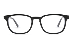 Shop EYE'M Square Eyeglasses in Black online.