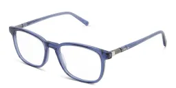 Shop EYE'M Square Eyeglasses in Blue online.