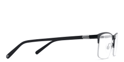 Shop EYE'M Half Rim Rectangle Eyeglasses in Gunmetal online.