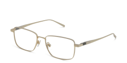 Shop EYE'M Rectangle Eyeglasses in Gold online.