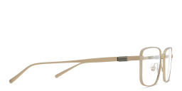 Shop EYE'M Rectangle Eyeglasses in Gold online.