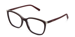تسوق نظارة طبية بإطار مربع EYE'M بلون Burgundy أونلاين.