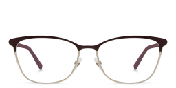 Shop EYE'M Cat Eye Eyeglasses in Burgundy online.