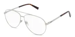 Shop EYE'M Wide Aviator Eyeglasses in Silver online.