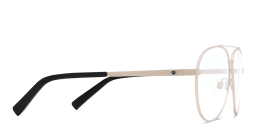تسوق نظارة طبية أفياتور كبيرة EYE'M بلون ذهبي أونلاين.