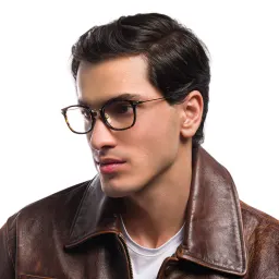 Shop EYE'M Unisex Round Eyeglasses in Havana online.