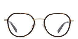 Shop EYE'M Unisex Round Eyeglasses in Havana online.