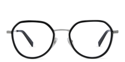 Shop EYE'M Unisex Round Eyeglasses in Black online.