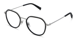 Shop EYE'M Unisex Round Eyeglasses in Black online.