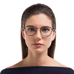 تسوق نظارة طبية دائرية للجنسين EYE'M بلون أزرق أونلاين.