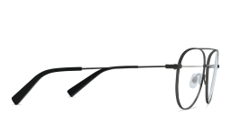 Shop EYE'M Unisex Wide Aviator Eyeglasses in Gunmetal online.