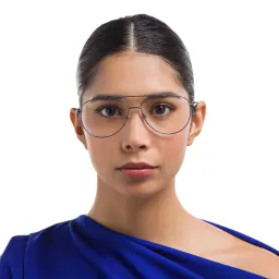 تسوق نظارة طبية أفياتور كبيرة للجنسين EYE'M بلون رمادي أونلاين.