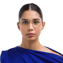 تسوق نظارة طبية دائرية للجنسين EYE'M بلون فضي أونلاين.